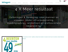 Tablet Screenshot of infragym.com